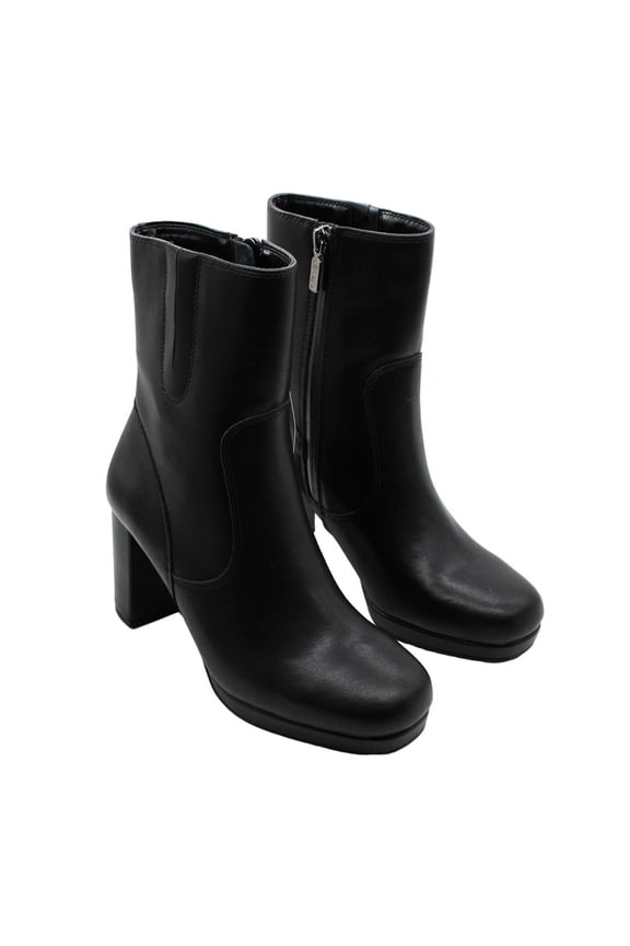 Womens Hadi Waterproof Dress Black Soft Calf 7.5M