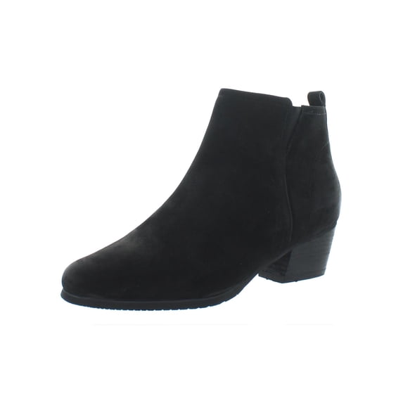 Aqua College Womens Isla Suede Waterproof Ankle Boots Black 10 Medium (B,M)