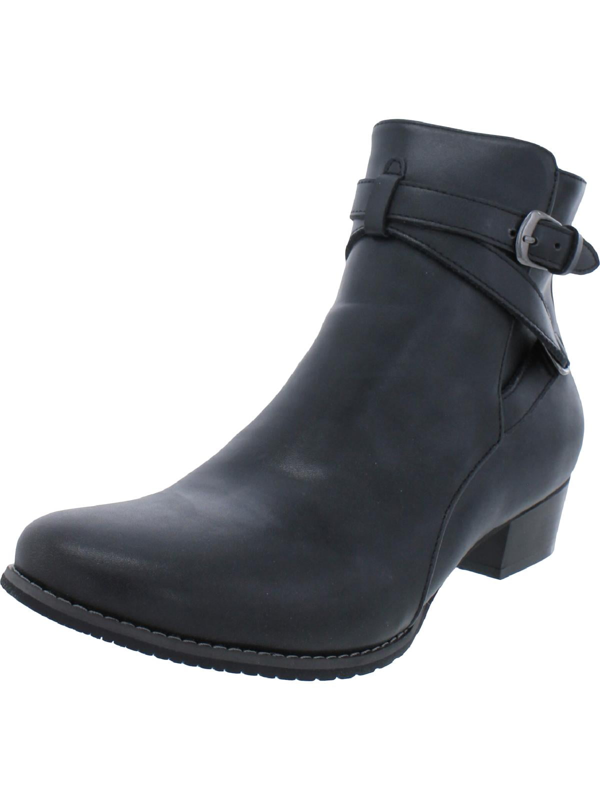 Aqua College Womens Laura Leather Round Toe Ankle Boots Walmart