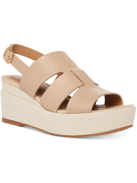Womens Nadi Leather Caged Slingback Sandals