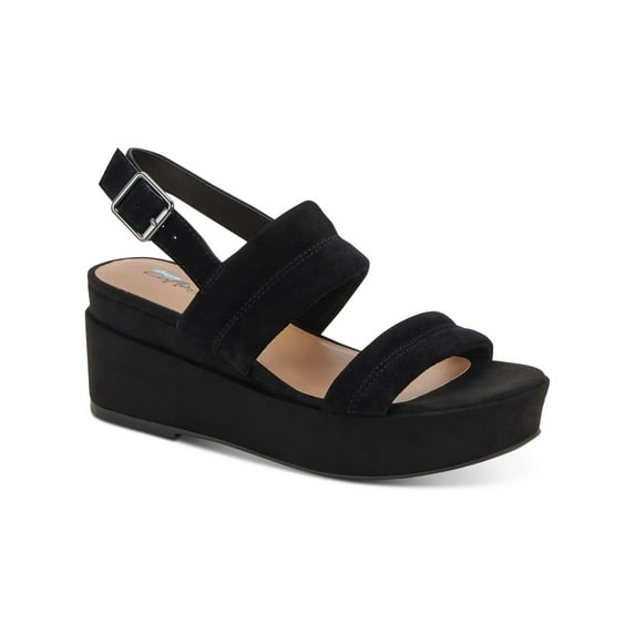 Aqua College Womens Nuria Suede Platform Slingback Sandals