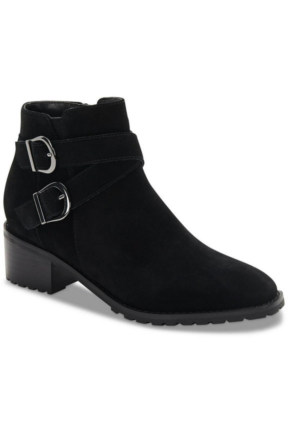 Womens Sela Suede Zipper Booties