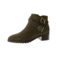 thumbnail image 1 of Aqua College Womens Sela Suede Zipper Booties, 1 of 3