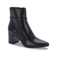 thumbnail image 1 of Aqua College Womens Tatum Leather Pointed Toe Booties, 1 of 3