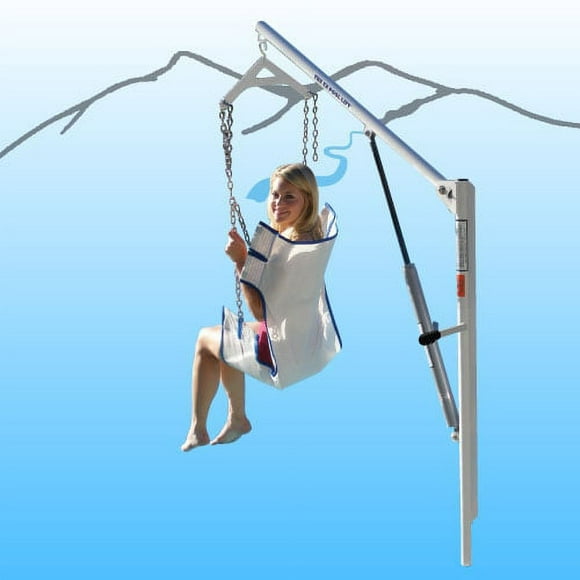 Aqua Creek Products F-03EZPLNA EZ Pool Lift without Anchor - 400lb Capacity - with Upgrade Package