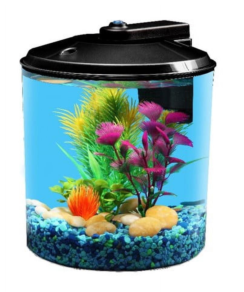 AQUART 1〜5 Aqua Culture 1.5-Gallon Aquarium Starter Kit Plastic, LED