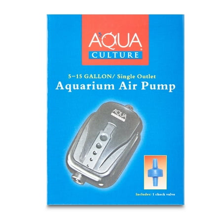 Aqua Culture 5-15 Gallon Single Outlet Aquarium Air Pump