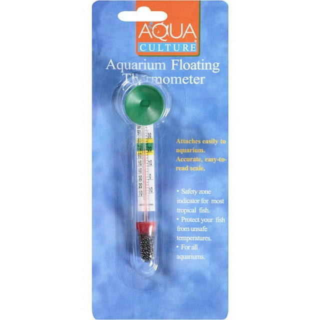 Aqua Culture Aquarium Floating Thermometer, 1ct