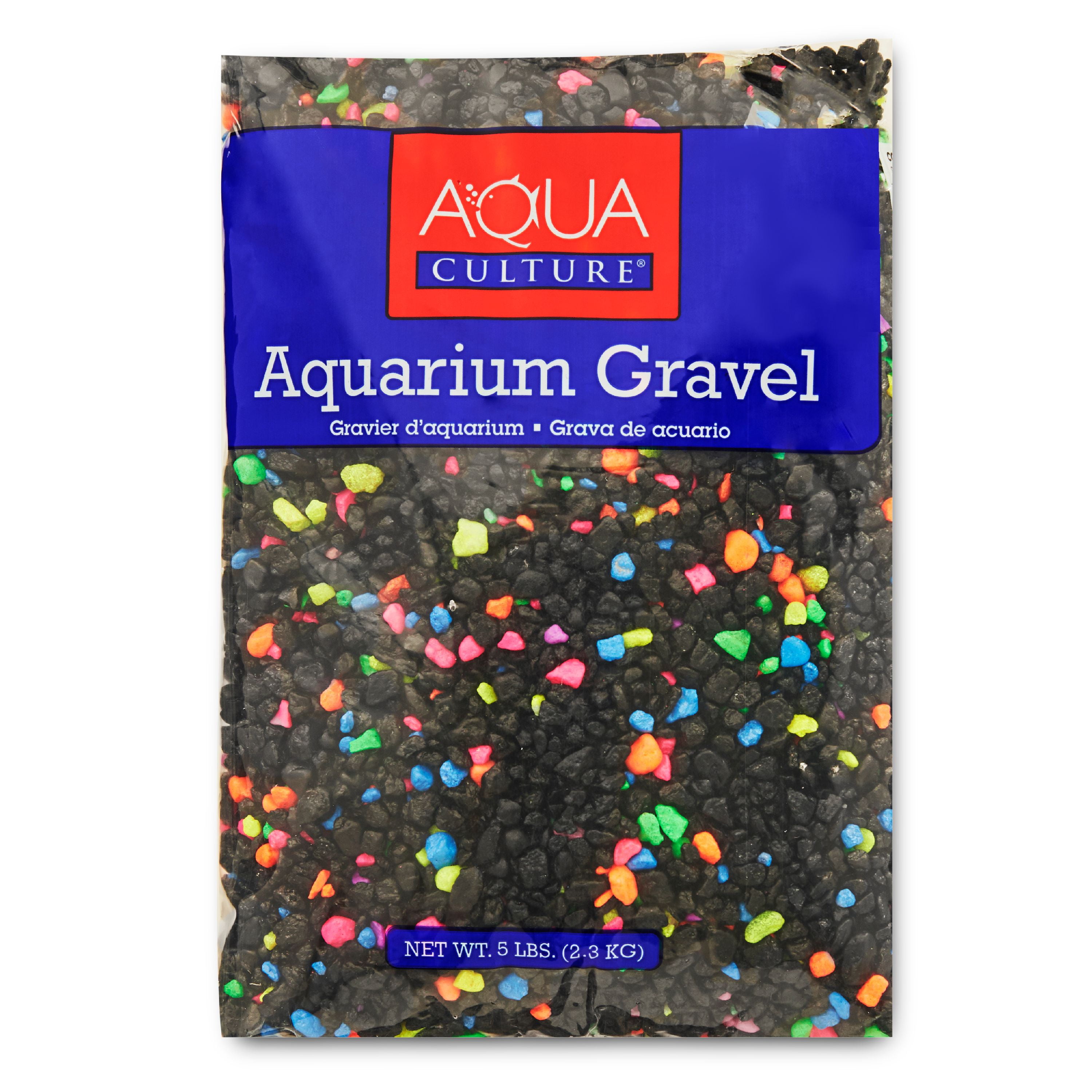 Aqua Culture Aquarium Gravel, Neon Starry Night, 5 lb