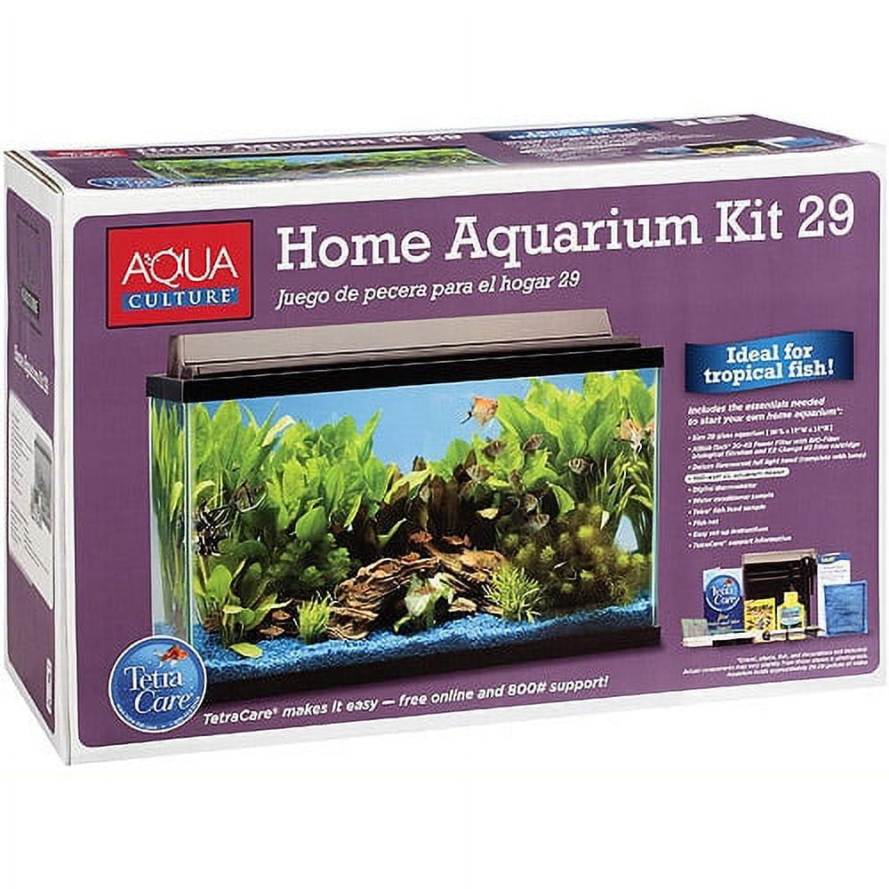 Aqua Culture Deluxe Home Aquarium Kit, 29 gallon, 1 Count Aqua Culture Deluxe Home Aquarium Kit, 29 gallon, 1 Count