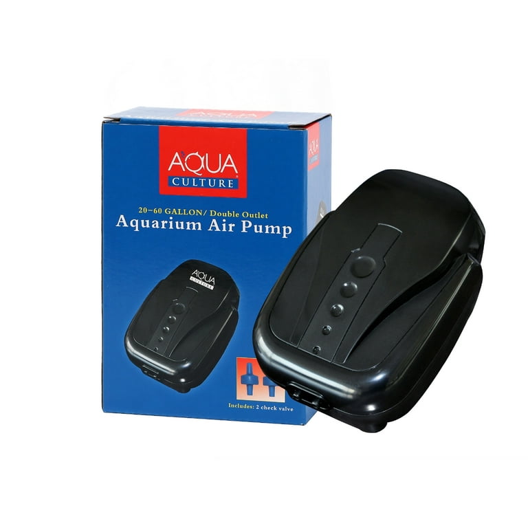 Pawfly Air Pump For 60 Gallon Fish Tank Pawfly MA-60 Uniclife Dual