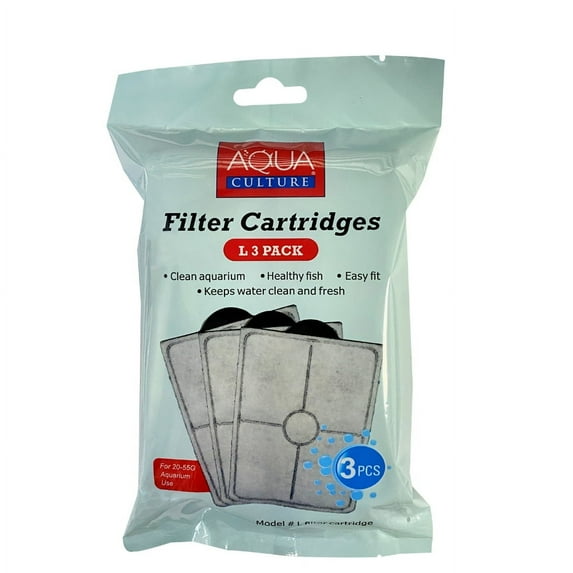 Aqua Culture Filter Cartridges-L-3 Pack