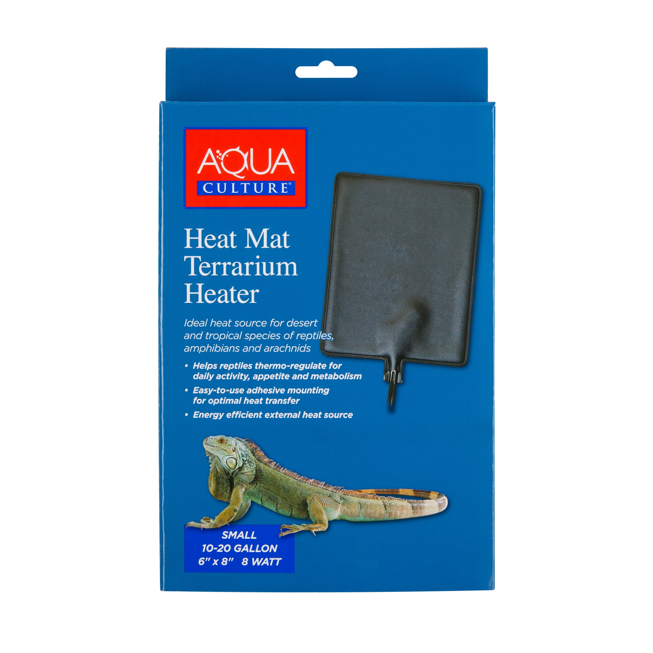 Aqua Culture Heat Mat Terrarium Heater, Small 10-20 Gallon Heat