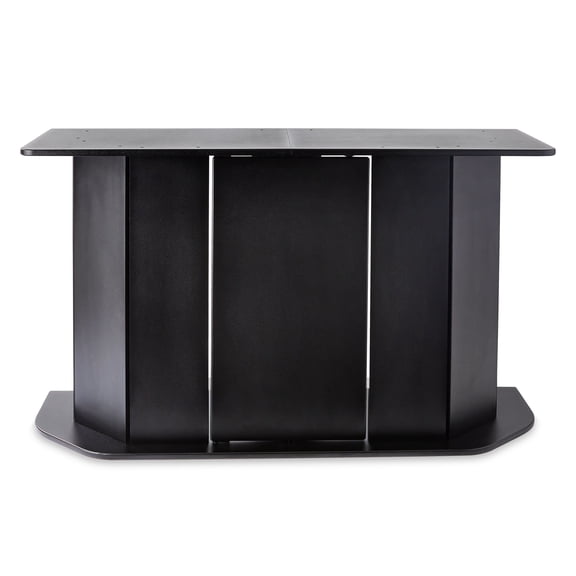 Aqua Culture Wood Aquarium Stand for 38 or 55 Gallon Rectangular Tanks, Black