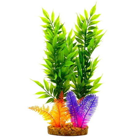 Aqua Culture XL Standing Aquarium Plant - Multicolor