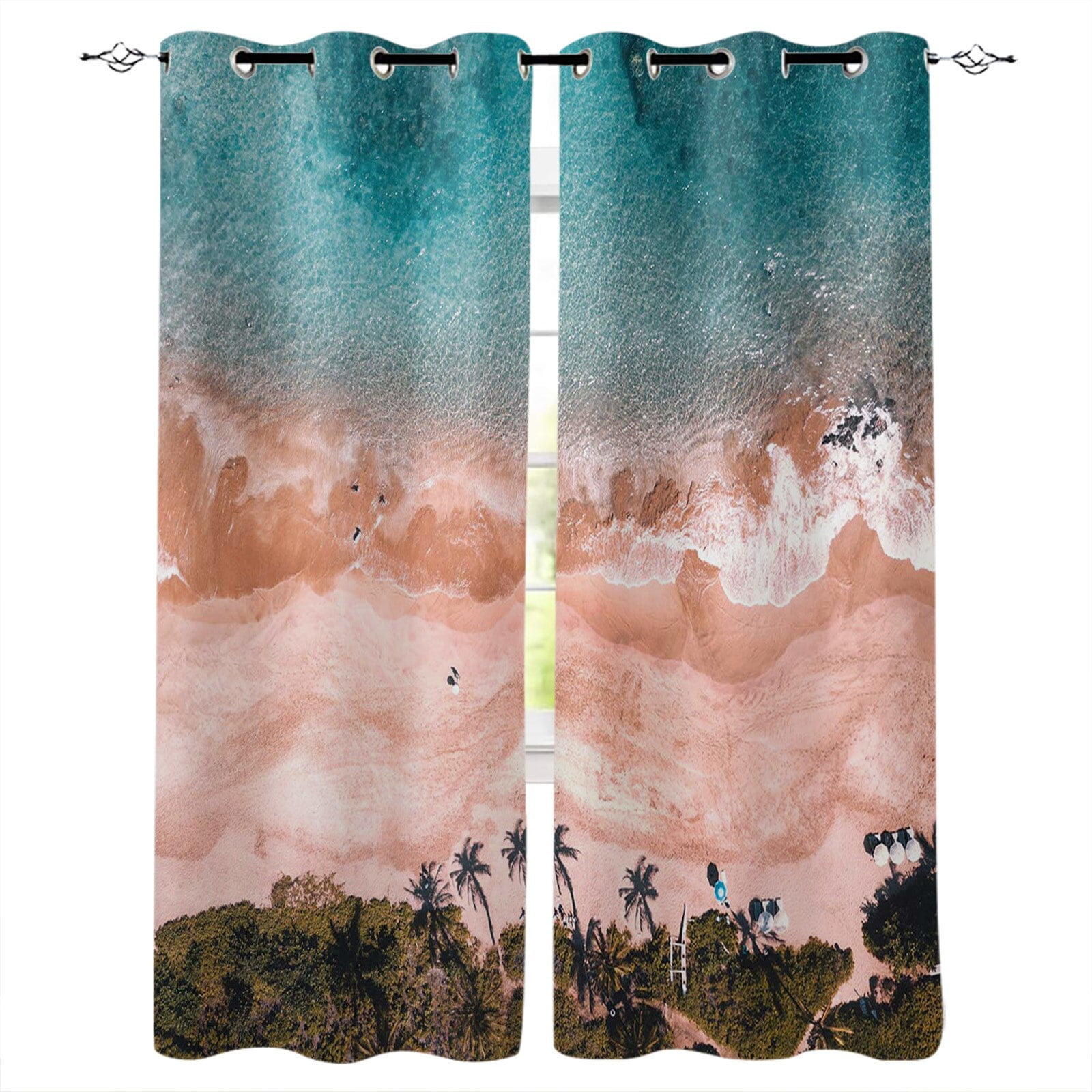 Aqua Curtains Hawaiian Sunrise over Hanauma Bay on Oahu Hawaii s