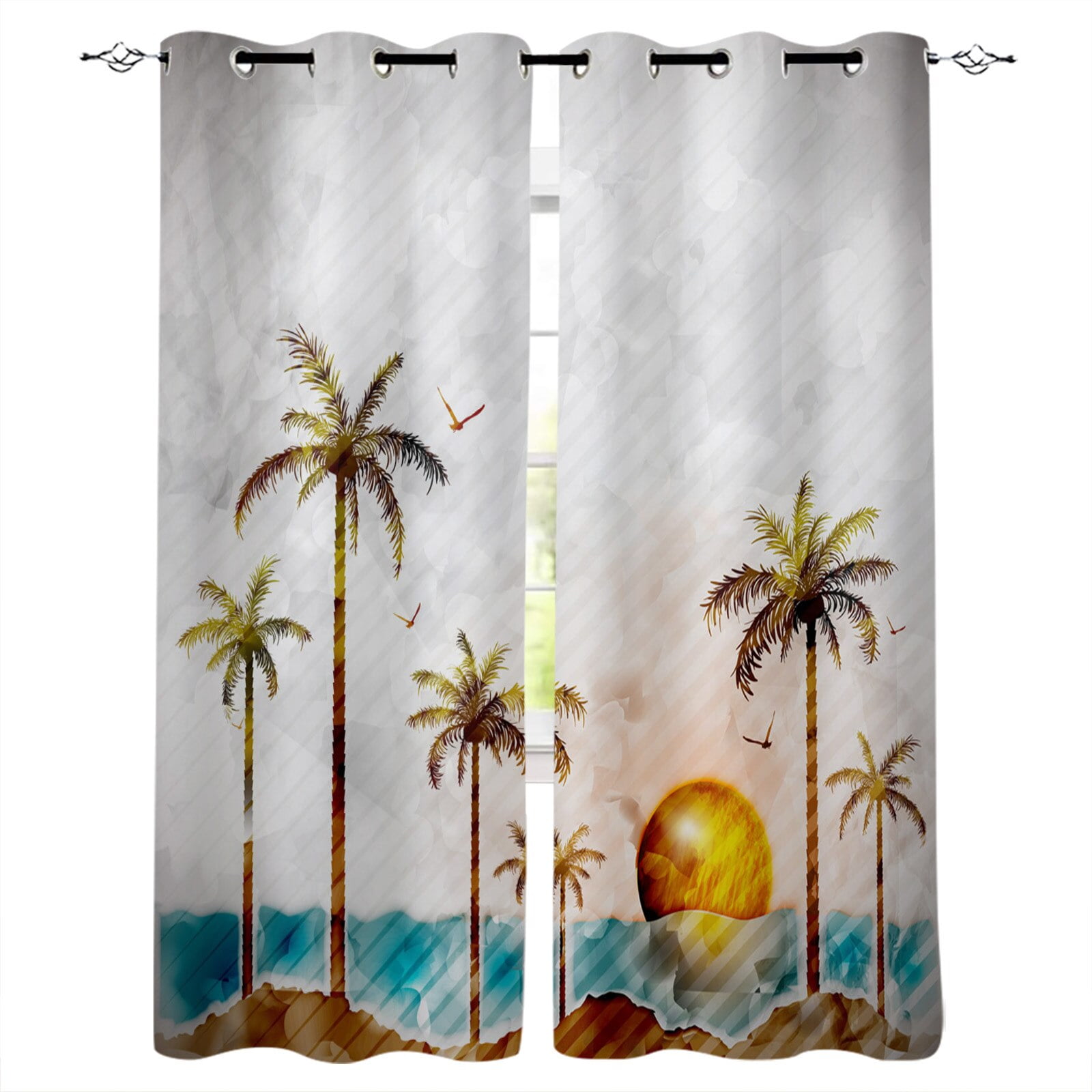 Aqua Curtains Hawaiian Sunrise over Hanauma Bay on Oahu Hawaii s