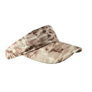 Aqua Design Camo UPF Sun Protection Sports Visor Pacific Sand