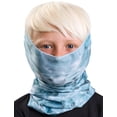 thumbnail image 1 of Aqua Design Children’s Face Mask Neck Gaiter: Kids Reusable Bandana Tube: UPF 50+ UV Sun Dust Wind Protection: Aqua Sky size XL, 1 of 7