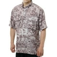 thumbnail image 1 of Aqua Design Mens Short Sleeve Fly Fishing Shirts UPF 50+: Pacific Sand size L, 1 of 3