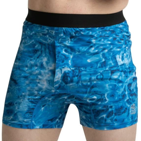 Aqua Design Mens Underwear Boxer Briefs: Royal Ripple Size 32