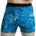 thumbnail image 1 of Aqua Design Mens Underwear Boxer Briefs: Royal Ripple Size 36, 1 of 6