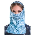 thumbnail image 1 of Aqua Design Sun Protection for Women Size Adjustable UPF 50+ ProMax UV Mask Tube: Aqua Sky size M/S, 1 of 6