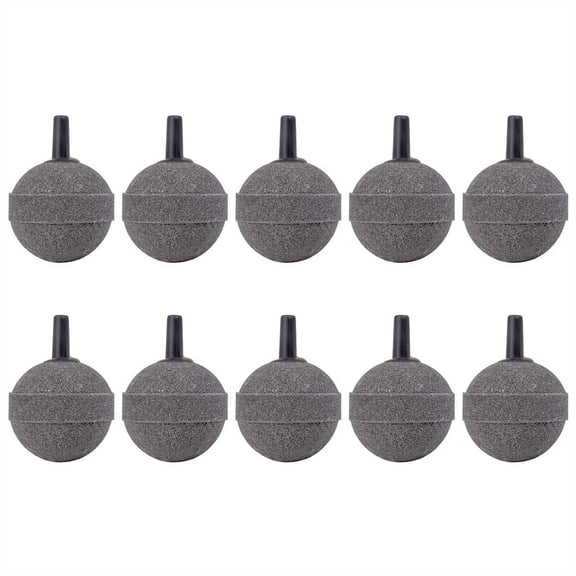 Aqua Dream 1 Inch Ball Diffuser Air Stone for up to 10 Gallon Aquarium, 4W, 1 Outlets, 10 Count