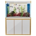 thumbnail image 1 of Aqua Dream 175 Gallon Tempered Glass All-in-one Aquarium White and Gold, 1 of 6