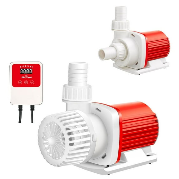 Dadeepaqua 24V DC Eco Marine Aquarium Wave Pump, 3170 GPH, Energy-Saving Submersible Water Pump for Fish Tanks, Ponds & Hydroponics