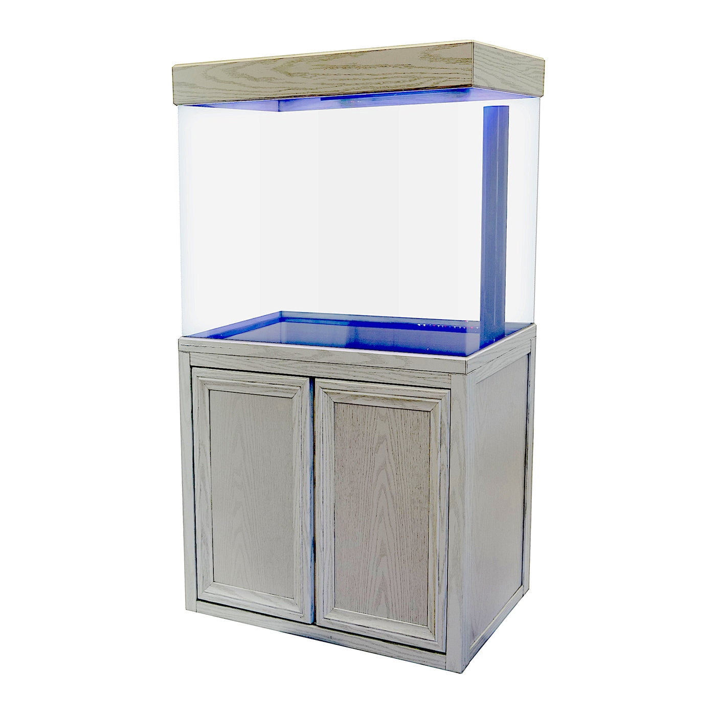 Aqua Dream 50 Gallon Tempered Glass Allinone Aquarium White Oak