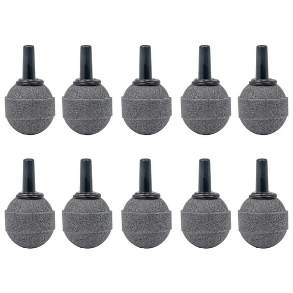 Aqua Dream Air Stone 0.8 inch Ball Diffuser for Fish Tank Aquarium Air Pump One Pack of 10pcs