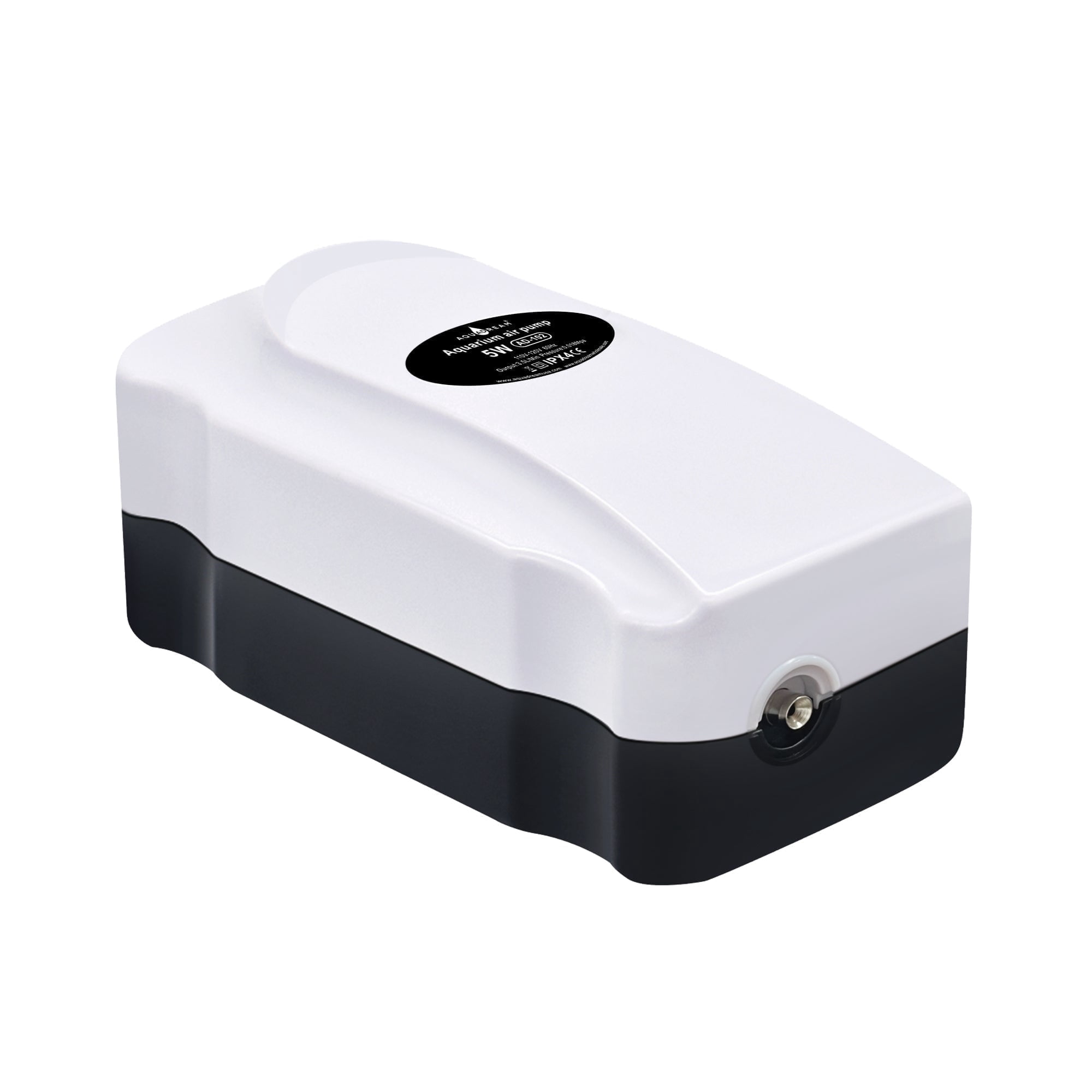 Aqua Dream Aquarium Air Pump, 55 GPH, 1 Outlet, for up to 45 Gallon Fish Tanks