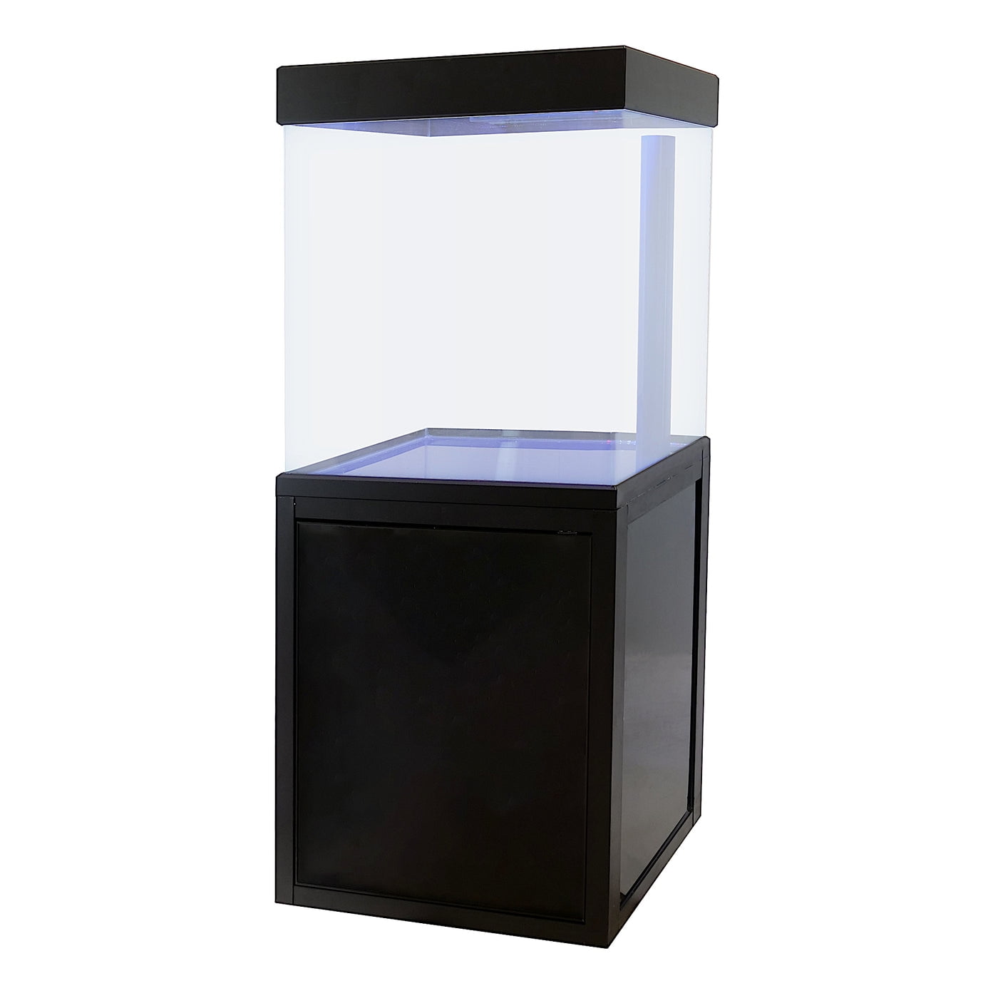 Aqua Dream 40 Gallon Black Tempered Glass Aquarium with Stand