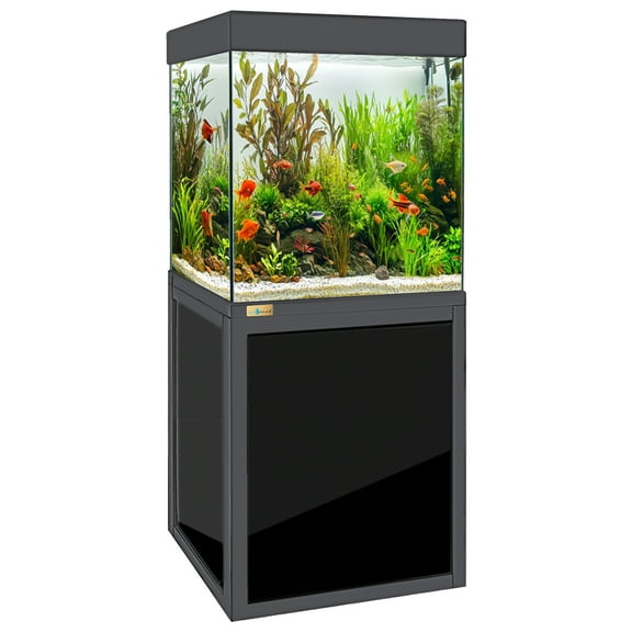 Aqua Dream 40 Gallon Tempered Glass All-in-one Aquarium Black
