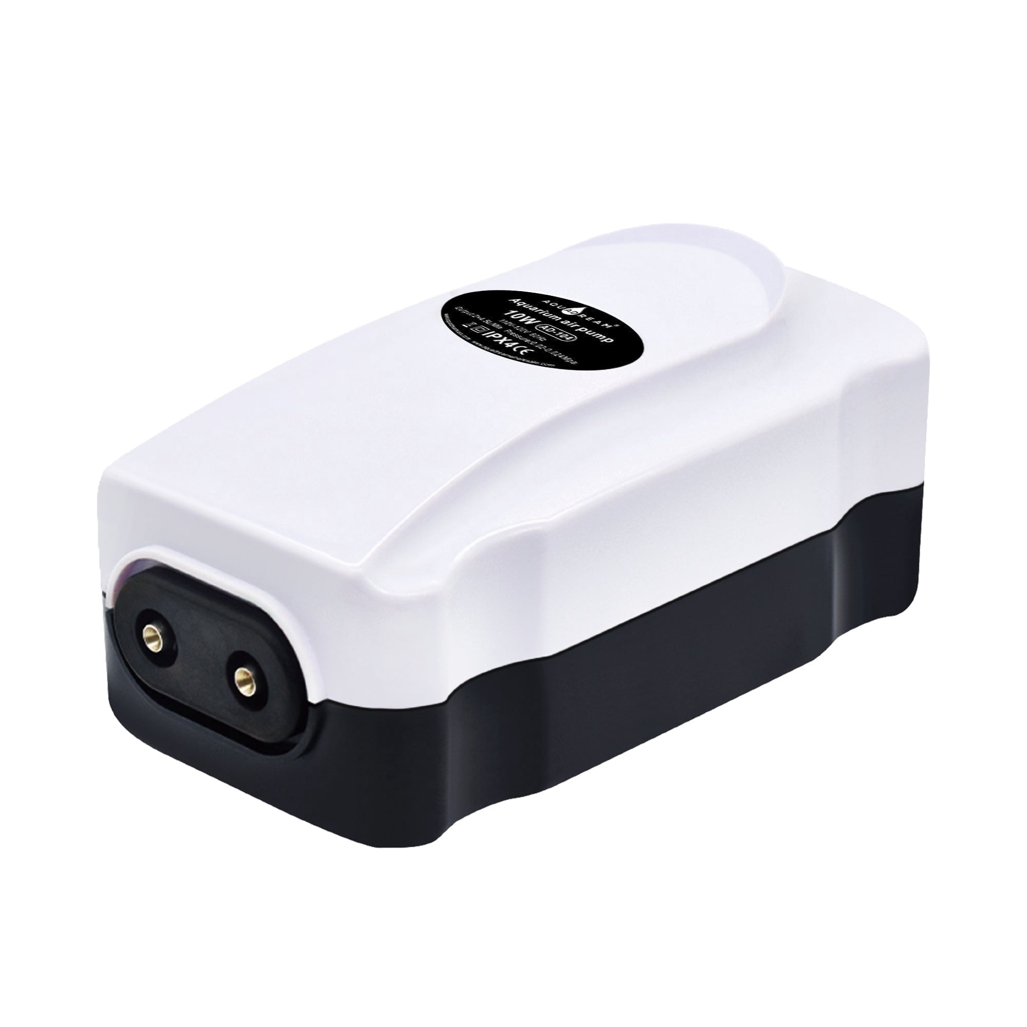 Aqua Dream Living Adjustable Aquarium Air Pump, 75GPH, 2 Outlets, for 30-120 Gallon