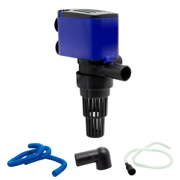 Aqua Dream Living Aquarium Undergravel Filter with Water Pump, Oxygen, 210 GPH for up to 10 Gallon Tank, 1 Count