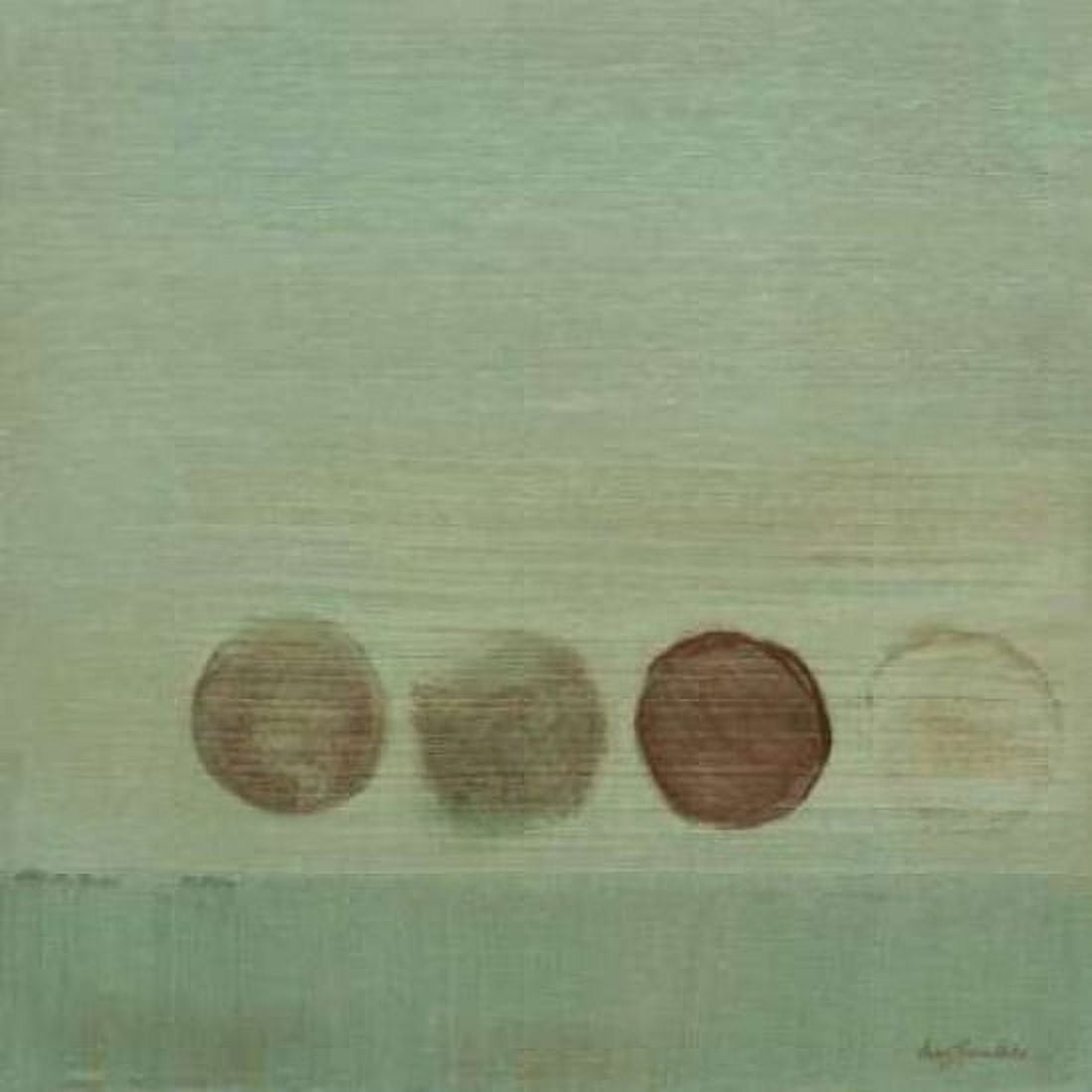 Aqua Drops I Canvas Art - Karen Lorena Parker (24 x 24)