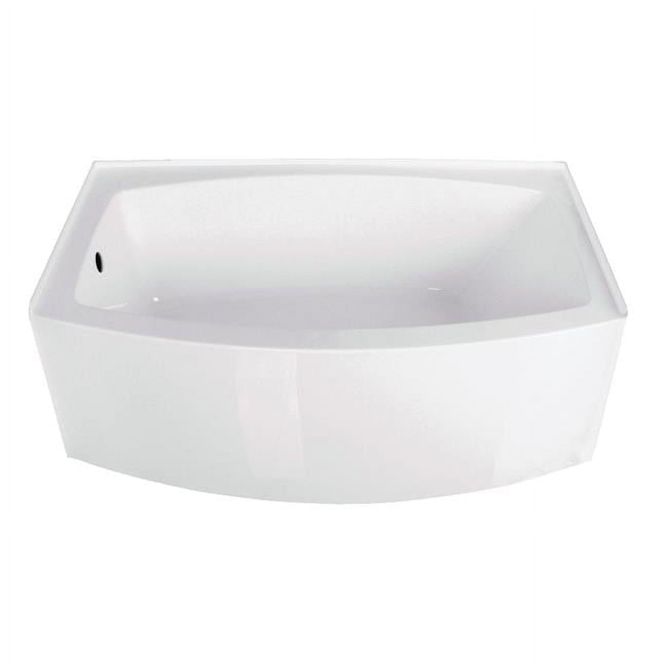 Aqua Eden  Aqua Eden 60-Inch Acrylic Alcove Tub - White