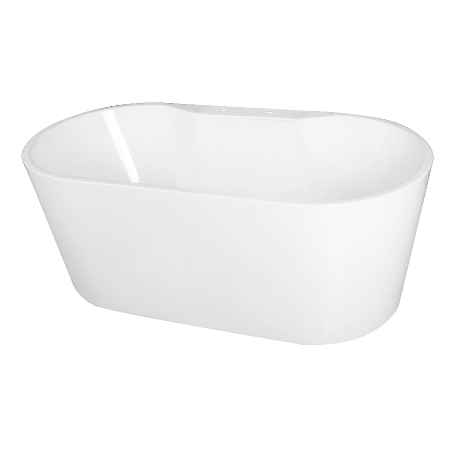 Aqua Eden 51-Inch White Acrylic Freestanding Tub