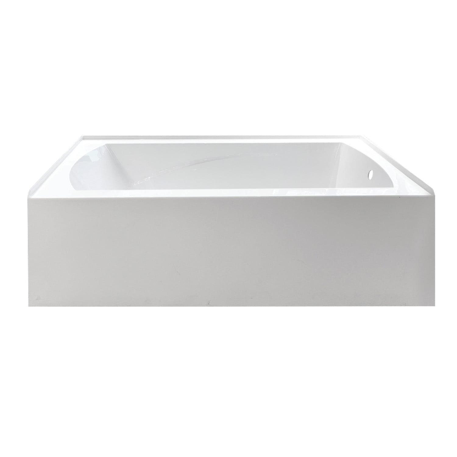 Aqua Eden VTAM6032R21 60Inch Acrylic 3Wall Alcove Tub with Right Hand