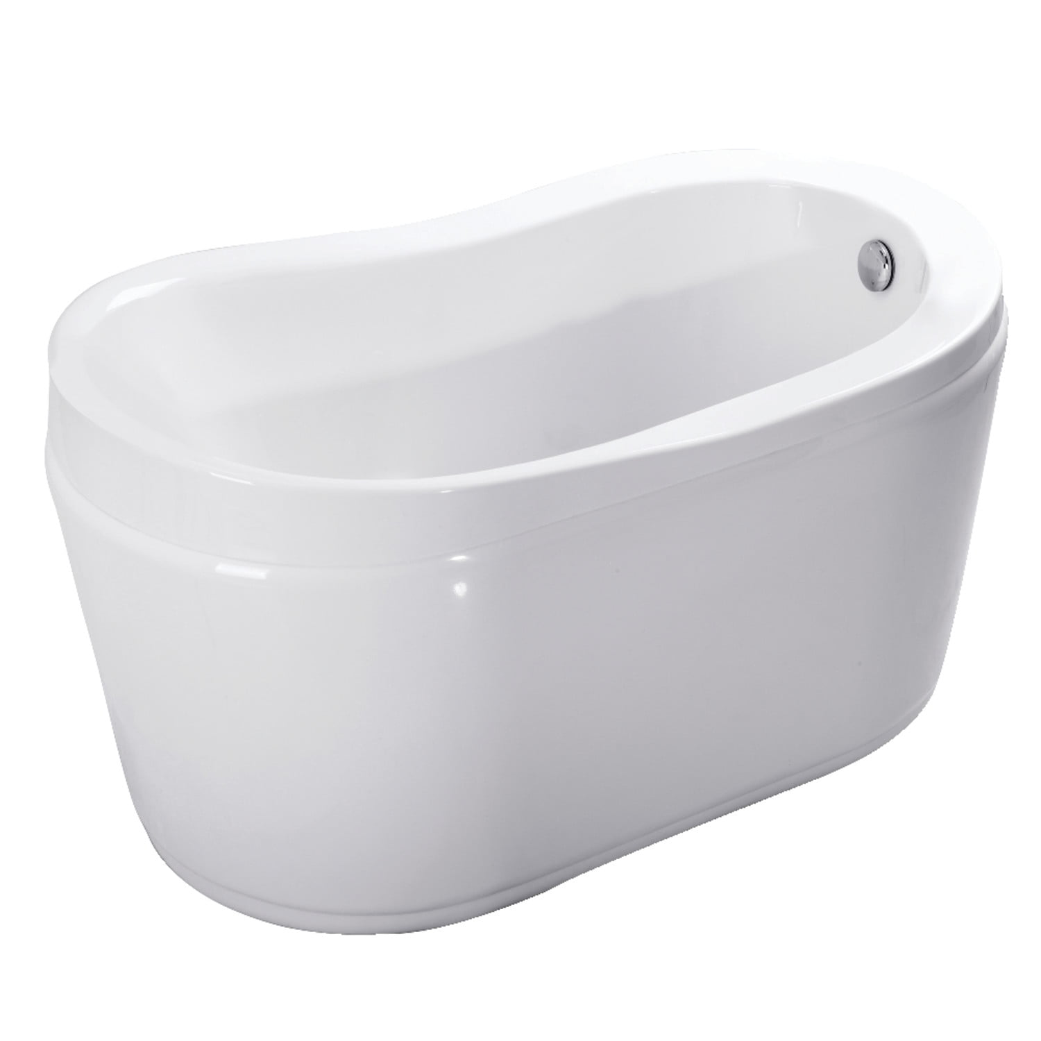 Aqua Eden VTRS523030 52Inch Acrylic Freestanding Tub with Drain and