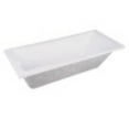 thumbnail image 1 of Aqua Eden XVTPN593017 59-Inch Acrylic Rectangular Drop-In Tub with Reversible Drain Hole, White, 1 of 4