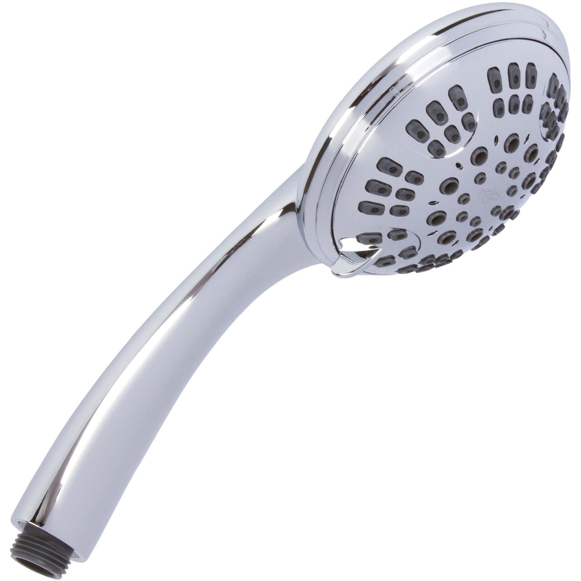 ALL METAL Handheld Shower Head with Hose and Brass Holder CHROME 2.5 GPM  High