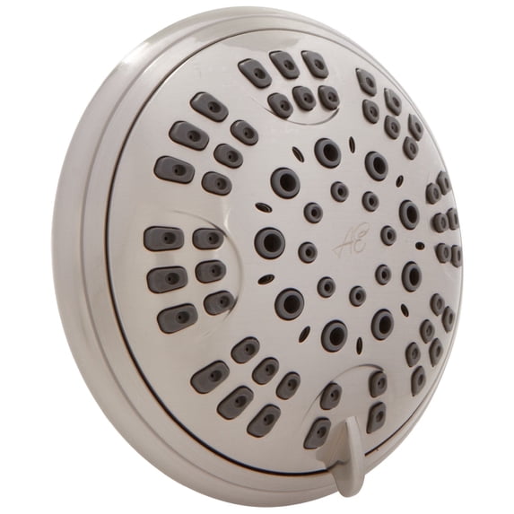 Aqua Elegante 6 Function Luxury Shower Head for High Pressure Showers - 2.5 GPM - Brushed Nickel