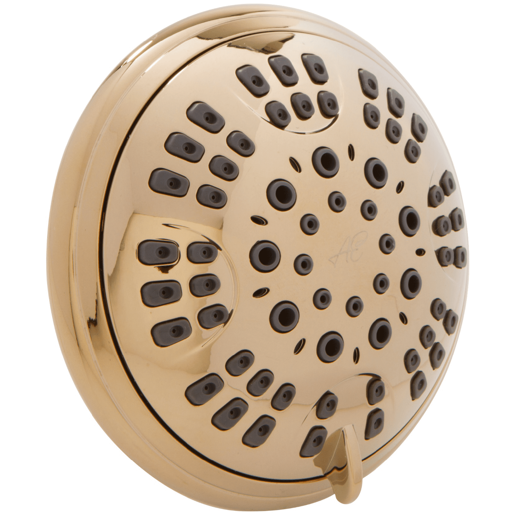 Polished Brass Wall Mounted Luxury Shower Head with Adjustable Spray Patterns
