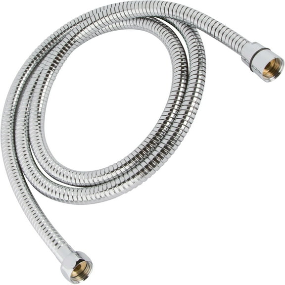 Aqua Elegante Flexible Shower Hose for Handheld Shower Heads - Chrome