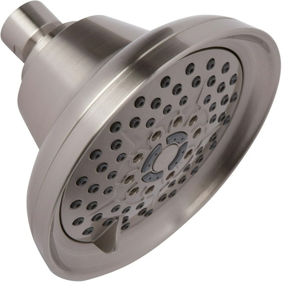 Aqua Elegante Massage & Mist Shower Head for High Pressure Showers - 1.8 GPM - Brushed Nickel