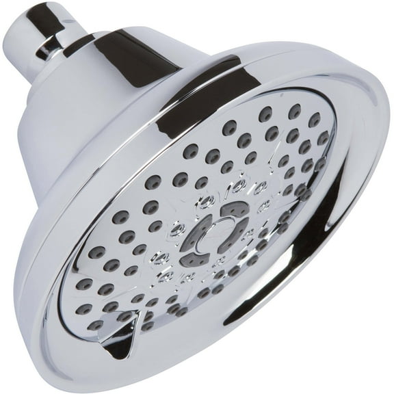 Aqua Elegante Massage & Mist Shower Head for High Pressure Showers - 2.5 GPM - Chrome