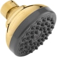thumbnail image 1 of Aqua Elegante Pressure Boosting Shower Head for Low Flow Showers - 2.5 GPM - Polished Brass, 1 of 7